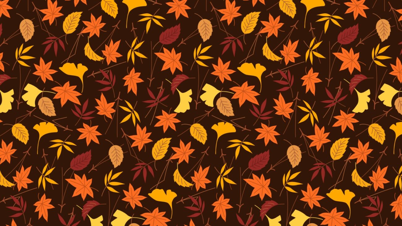 Thanksgiving and fall leaves