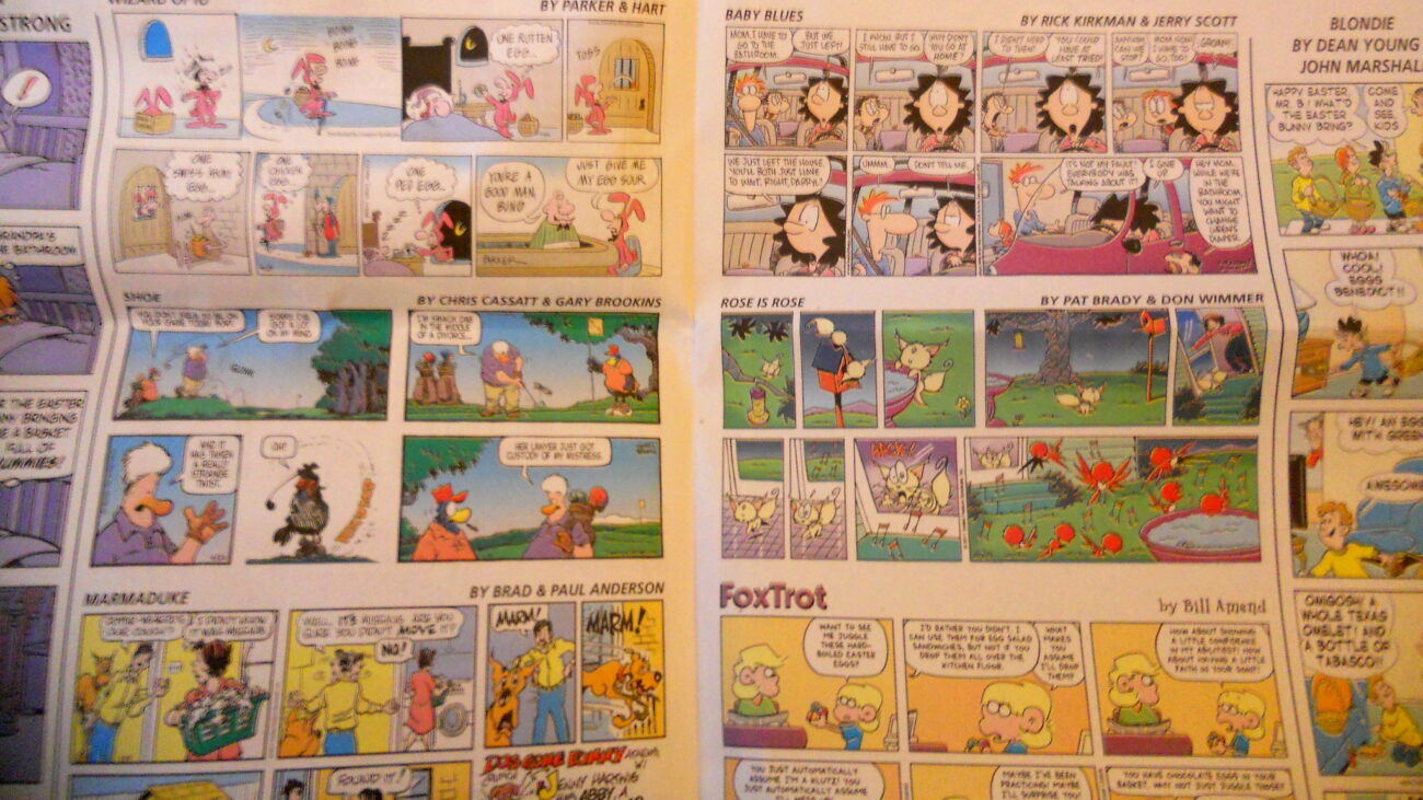 Newspaper Sunday comics
