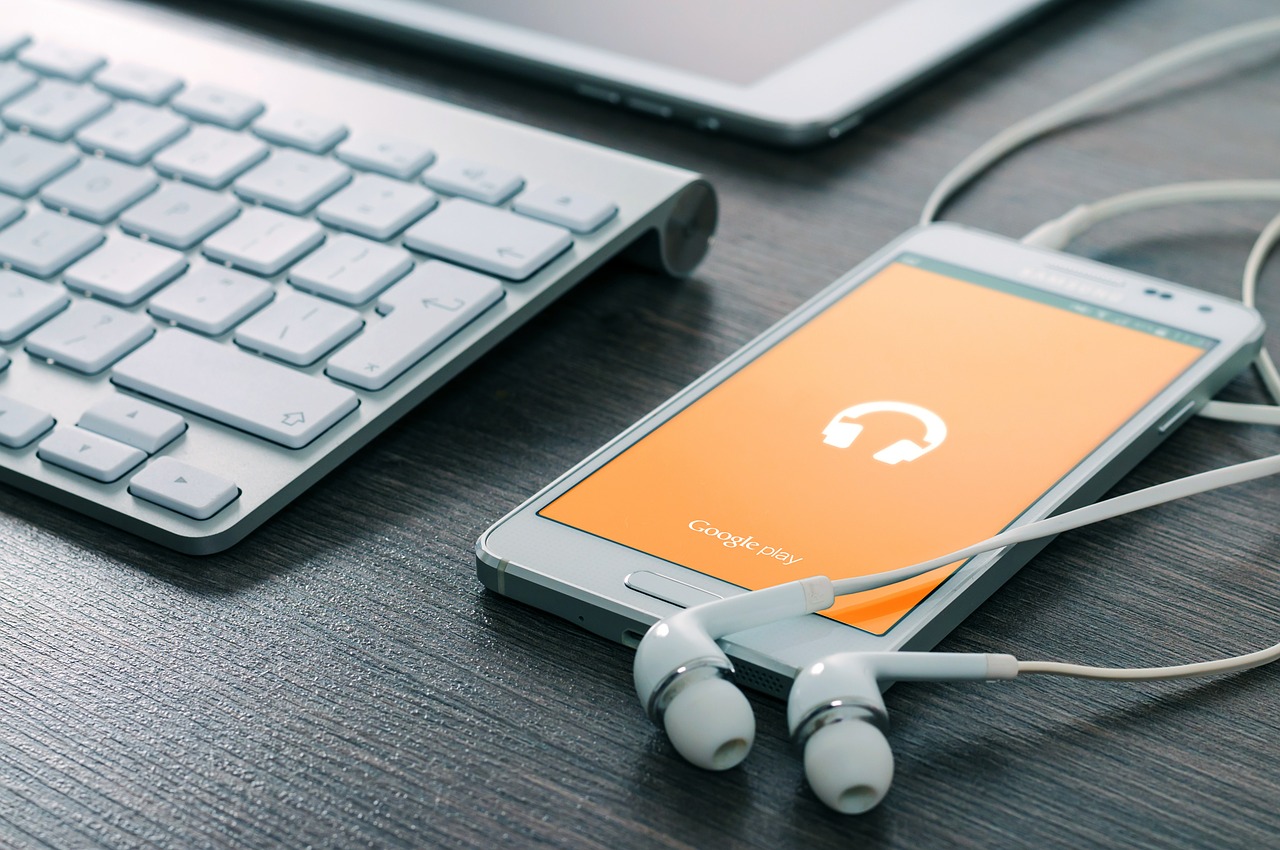Google Play Music on a smartphone