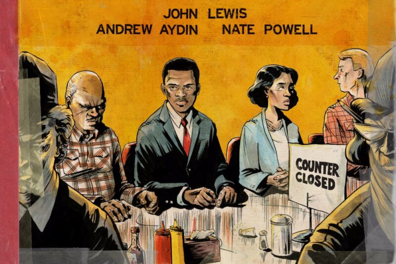 Trump inadvertently boosts sales of John Lewis’ “March” graphic novel