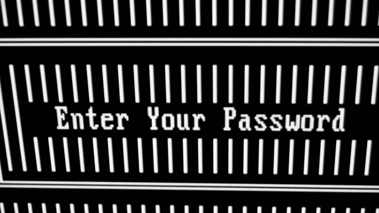 Password screen