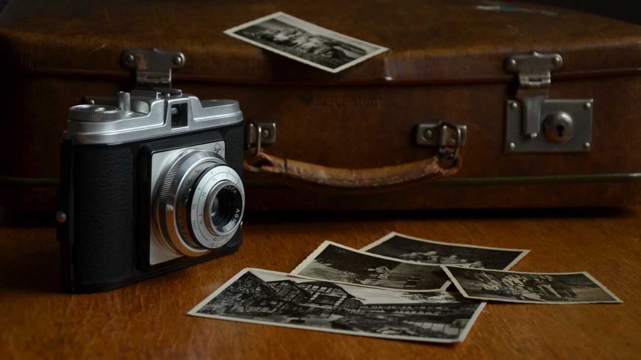 Camera and B&W photos