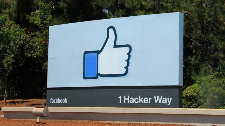 Facebook HQ sign