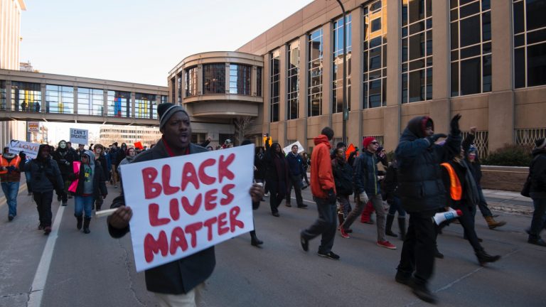 BLM protest in Minneapolis