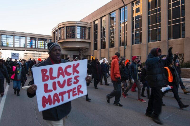 Black Lives Matter tweets and media outlets