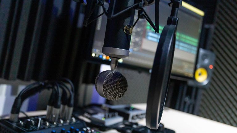 Podcast microphone