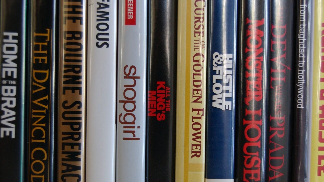 Row of DVDs