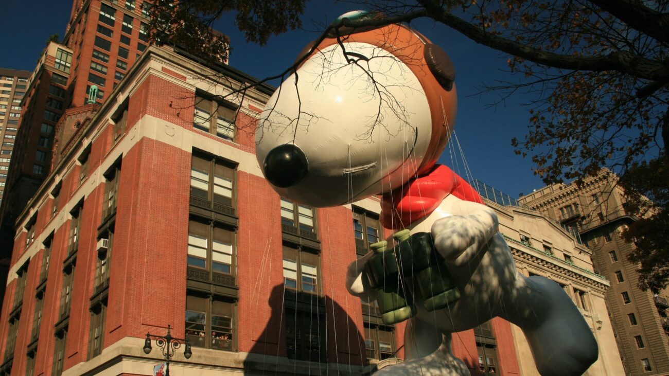Snoopy parade balloon