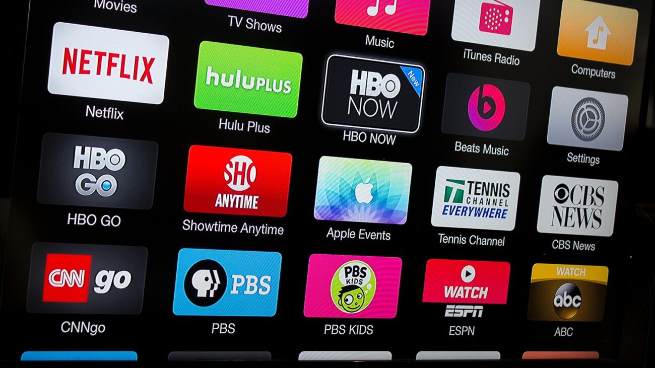 Streaming services on Apple TV