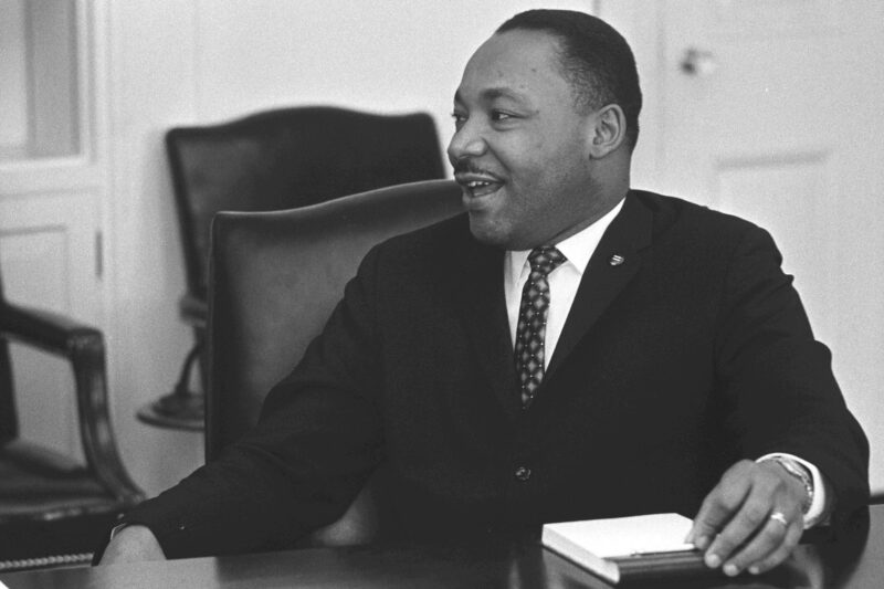 Martin Luther King in cartoons