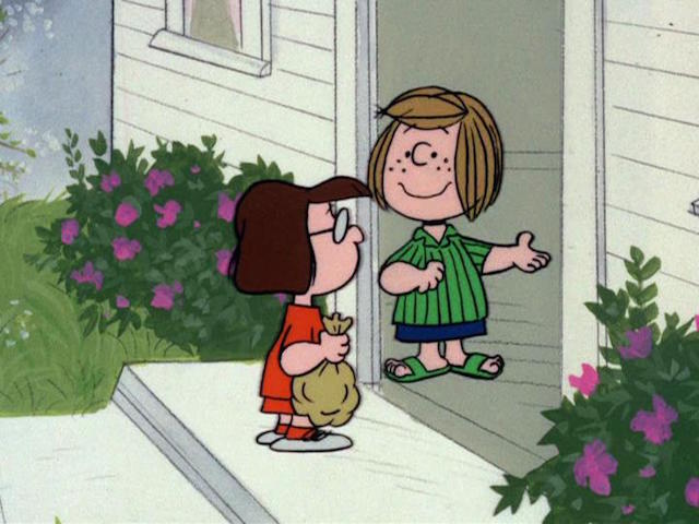 Peppermint Patty and Marcie in "It's the Easter Beagle, Charlie Brown"