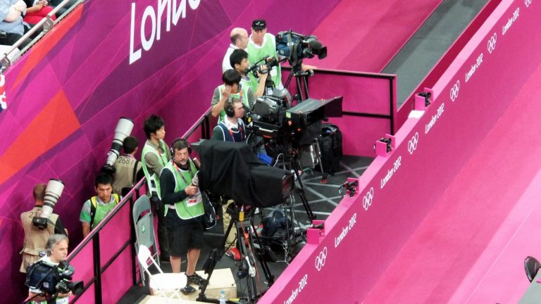 2012 Summer Olympics TV cameras