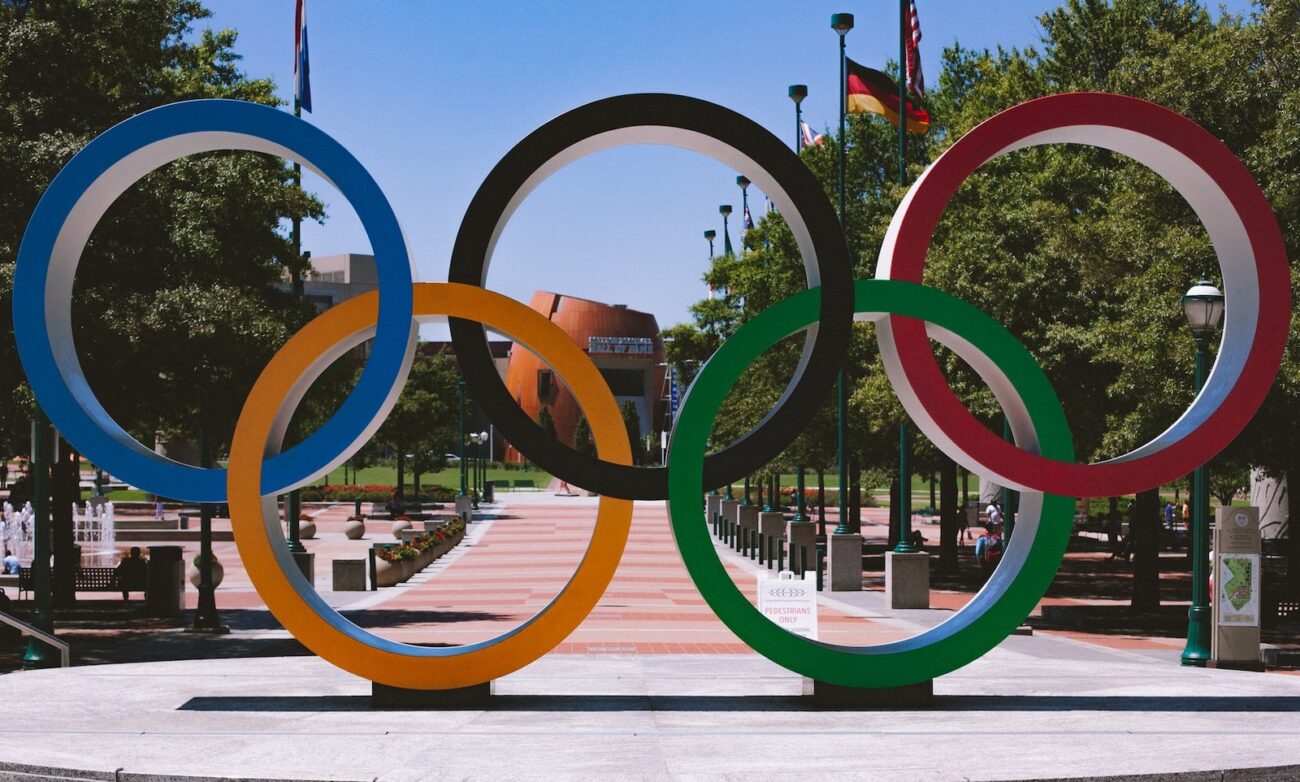 Atlanta park Olympic rings