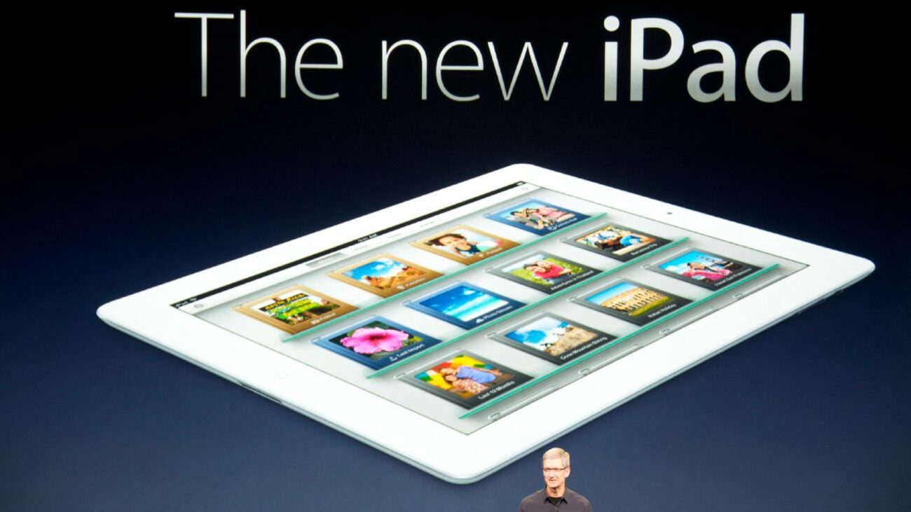 iPad keynote with Tim Cook