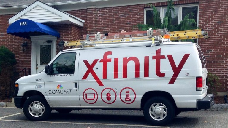 Comcast Xfinity service van