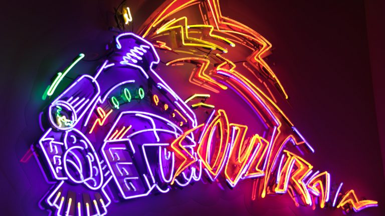 Soul Train neon sign