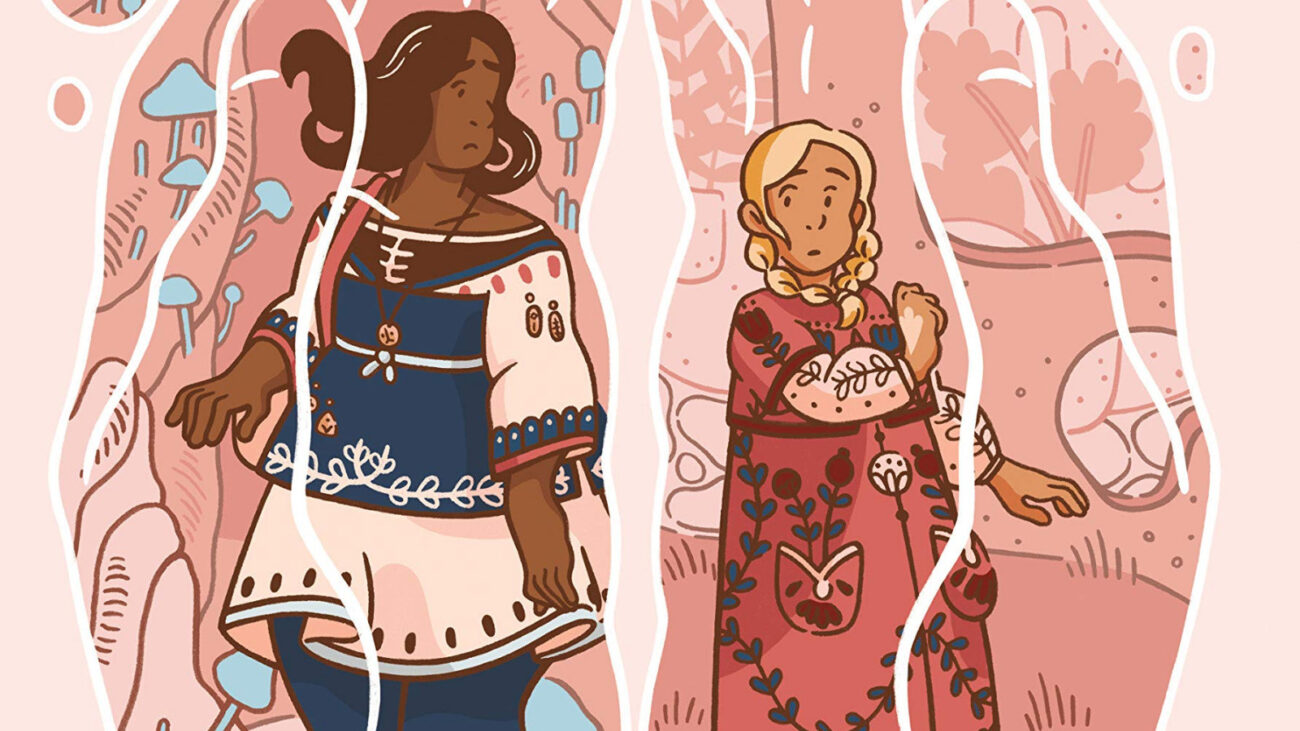 Image from "Coming Back" graphic novel. Art by Jessi Zabarksy.