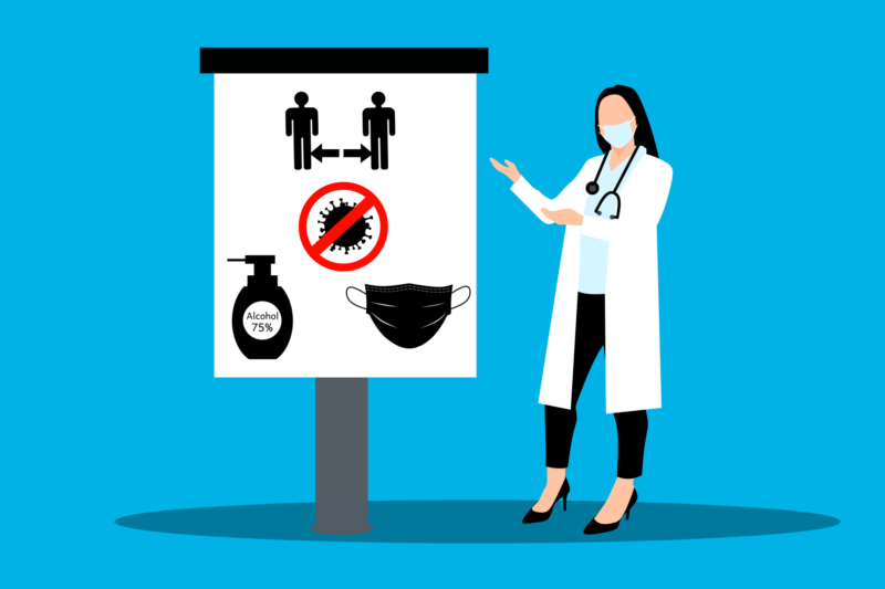 COVID-19 vaccination PSAs featuring cartoon characters