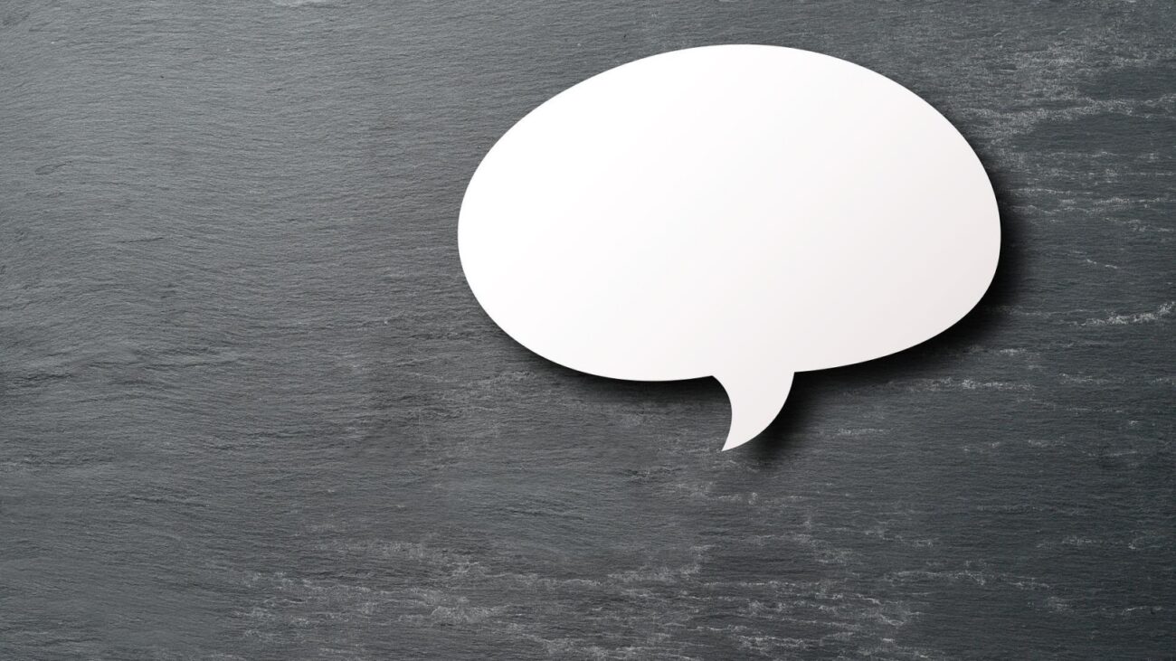 Comic speech balloon