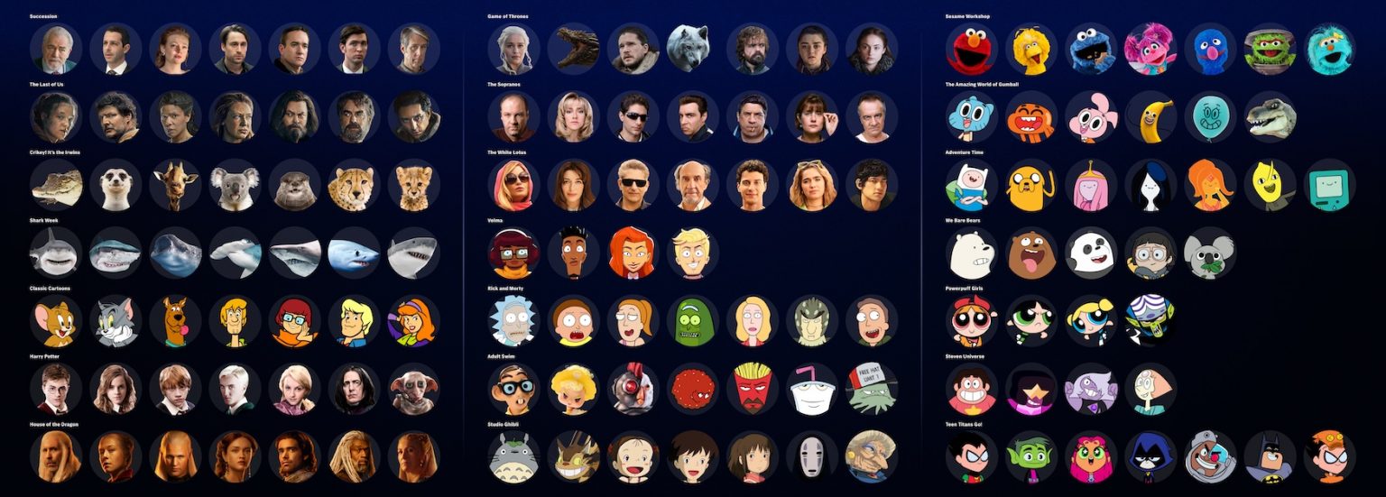 A look at streaming services’ profile avatars (2024 edition) | Diverse ...