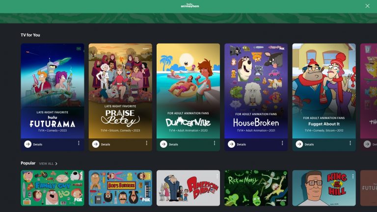 Hulu adult animation