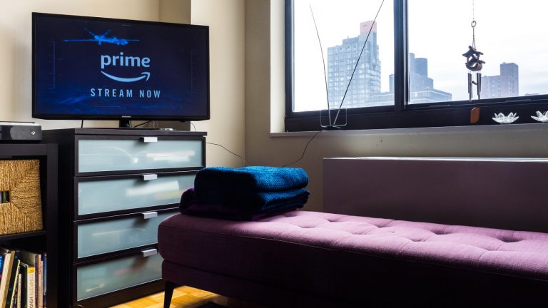 Amazon Prime Video in a hotel room