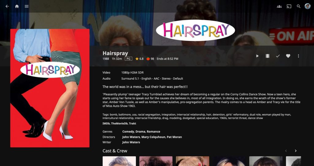 Hairspray on Jellyfin