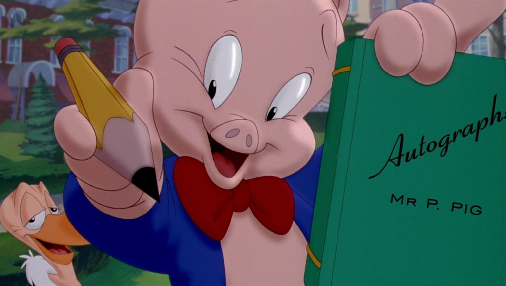 Porky Pig in "Space Jam"