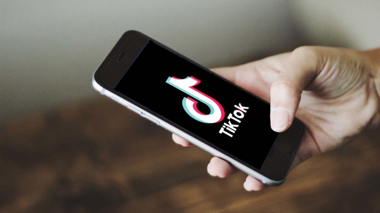 TikTok on phone