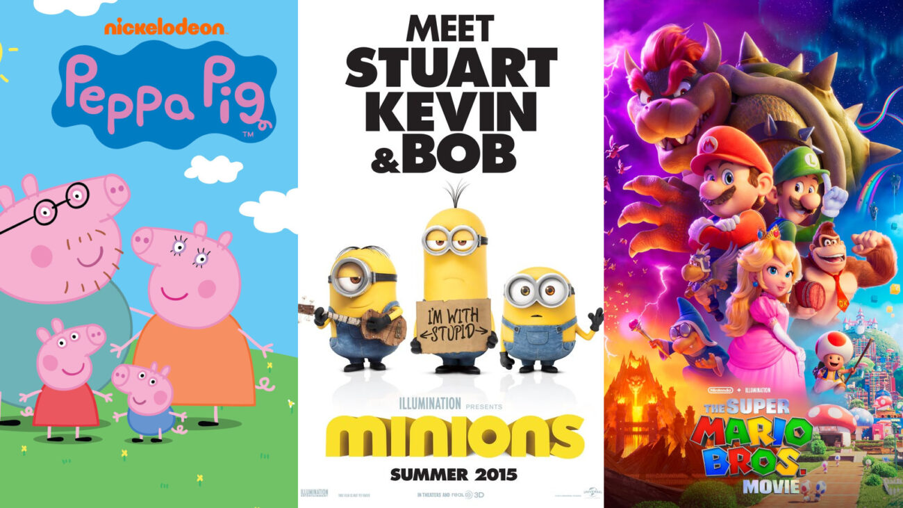 Peppa Pig, Minions, and the Super Mario Bros. Movie