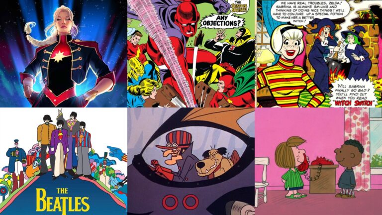 Cartoons from 1968 collage