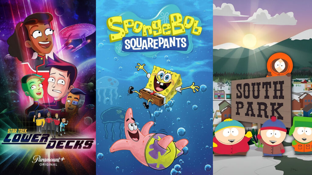 Star Trek: Lower Decks, SpongeBob, and South Park