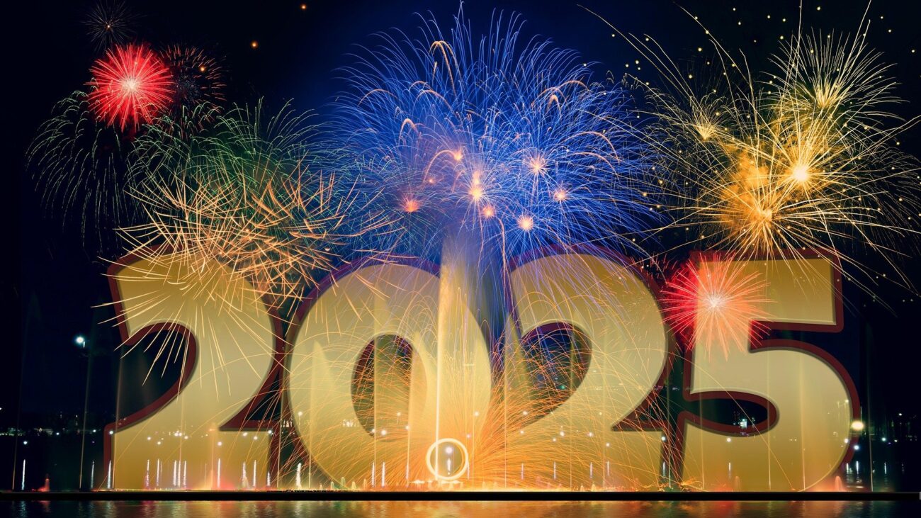 2025 and fireworks