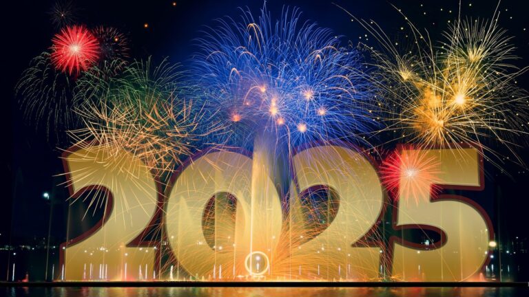 2025 and fireworks