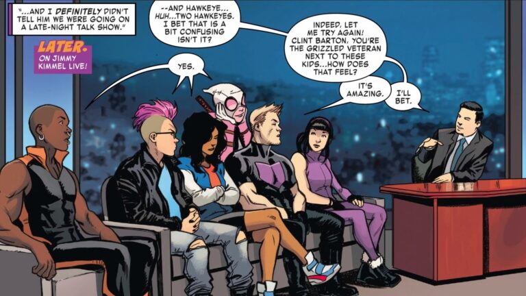 The West Coast Avengers and Jimmy Kimmel