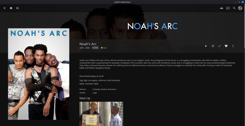 Noah's Arc on Jellyfin