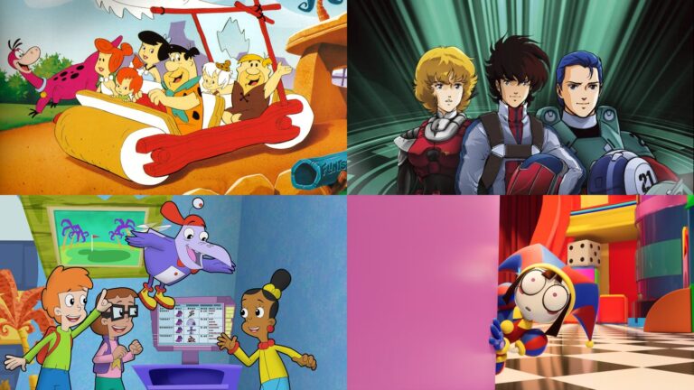 The Flintstones, Robotech, Cyberchase, and Amazing Digital Circus