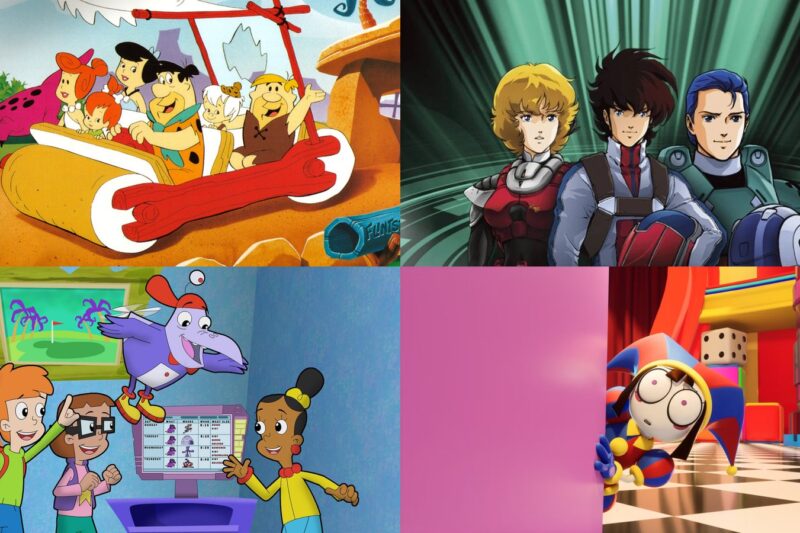 The Flintstones, Robotech, Cyberchase, and Amazing Digital Circus