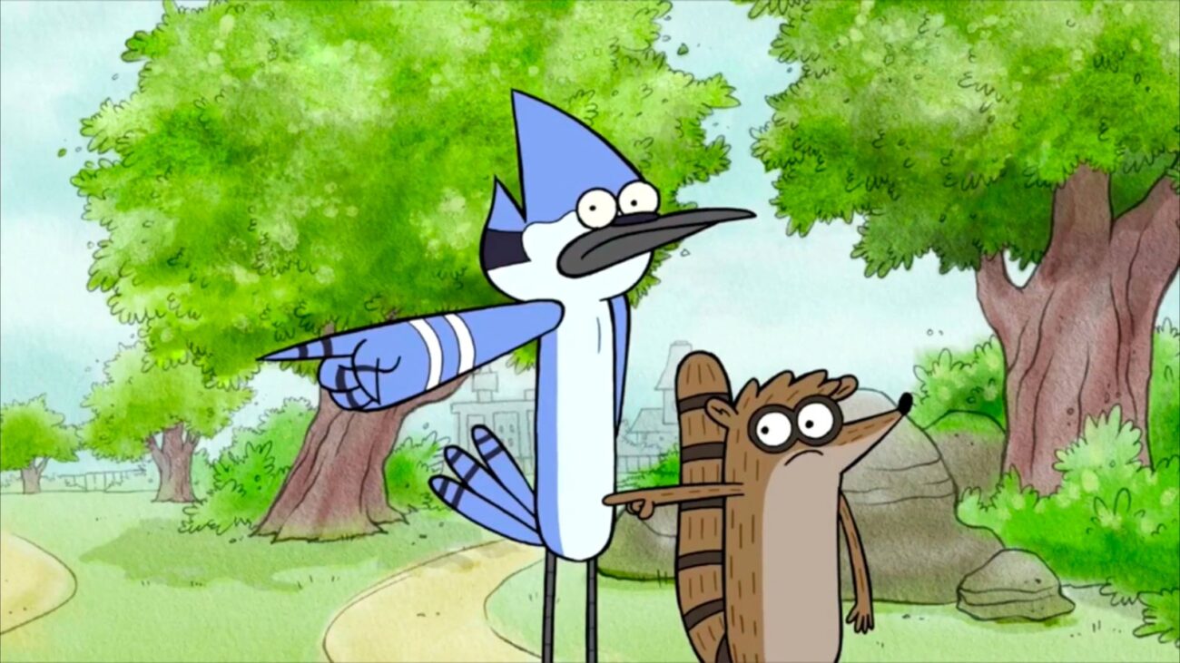 Mordecai and Rigby from Regular Show