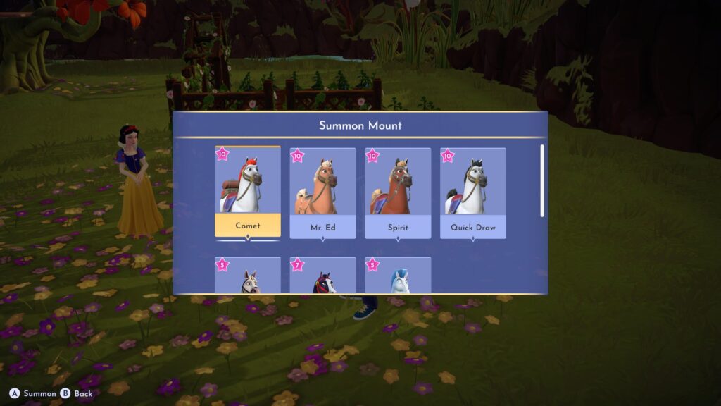 Dreamlight Valley horses